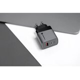 forcell F-Energy GaN omrežni polnilec – 45 W s priključkoma: USB C in USB A s PD in QC 4.0 polnjenjem | Shoptok.si