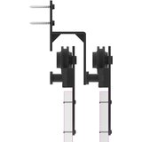 Pribor za klizna vrata 200 cm čelični crni | shoptok.hr