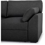 Scandic Antracitno siva raztegljiva sedežna garnitura 233 cm Janson – | Shoptok.si
