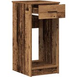 vidaXL Računalniški stolp s predalom starinski les 35x45x77 cm | Shoptok.si