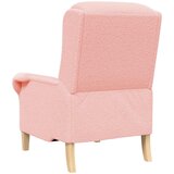  Fotelja Ružičasta Mekani Sherpa materijal | shoptok.hr