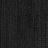  Vrtne sadilice 2 kom crne 70 x 70 x 70 cm od masivne borovine | Eponuda.com