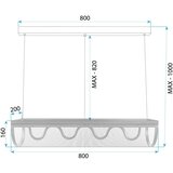 Toolight Viseća stropna lampa Led APP1409-CP | shoptok.hr