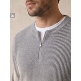 Sinsay Rebrasta majica dugih rukava s kratkim patentnim zatvaračem | shoptok.hr