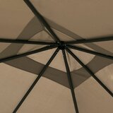 Sjenica s navlakama za stupove 3x3x2,6 m smeđe-siva 160 g/m² | shoptok.hr