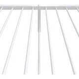  Metalni okvir kreveta uzglavlje i podnožje bijeli 90 x 200 cm | shoptok.hr
