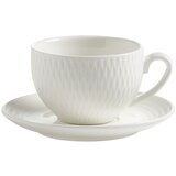 Maxwell williams Bela porcelanasta skodelica s podstavkom Diamonds, ø 100 ml Cene