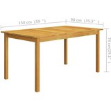  5-dijelni vrtni blagovaonski set crni | shoptok.hr