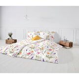 Fleuresse posteljnina bed art 140/200 cm mako saten lila, bela, barve bezga, olivno zelena , temno oranžna | Shoptok.si