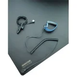 ESD stolna prostirka u setu, crne boje (D x Š) 800 mm x 600 mm Bernstein 9-360 uklj. kabel za za uzemljenje, uklj. remen za zape