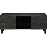  Stolić za kavu crni 100 x 54 x 40 cm od masivnog drva manga | Eponuda.ba
