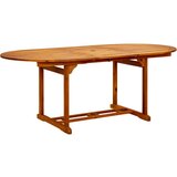 The Living Store Vrtna miza 200x100x75 cm trden akacijev les - Jedilna Miza, (21461800) | Shoptok.si