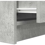 vidaXL Nočna omarica z 2 predaloma betonsko siv 38x34x80 cm | Shoptok.si