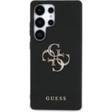 Guess GUHCS25LPGT4MBK ovitek za Samsung Galaxy S25 Ultra 5G - Grained - črn | Shoptok.si