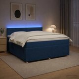 Boxspring krevet s madracem Plava 180 x 200 cm Tkanina | shoptok.hr