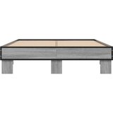  Okvir kreveta boja hrasta 140x200cm konstruirano drvo i metal | shoptok.hr