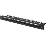Lanberg PATCH PANEL 24 PORT 1U 19 CAT.6A UTP WITH CABLE ORGANIZER BLACK Cijene