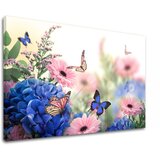  Slike na platnu roze CVEĆE_153-11 (moderne slike na platnu) | ePonuda.com