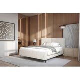 MID.YOU oblazinjena postelja 180 cm x 200 cm , les, tekstil, leseni material bež | Shoptok.si