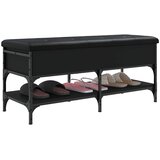  Klupa za cipele crna 102 x 42 x 45 cm od konstruiranog drva | Eponuda.ba