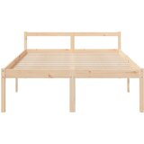 Krevet za starije osobe 120x190 cm mali bračni masivna borovina | Eponuda.com