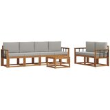  Set vanjskih sofa 7 kom. Prirodna i svijetlo siva | shoptok.hr