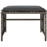 vidaXL 4-dijelni set vrtnih sofa s jastucima sivi od poliratana staklo | shoptok.hr