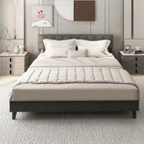 tapaciran krevet sa drvenim letvicama 200x180cm Cene