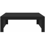  Stolić za kavu crni 100 x 100 x 35 cm od konstruiranog drva | shoptok.hr