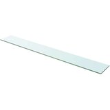 vidaXL Police 2 kosa steklo prosojno 110x25 cm, (20765203) | Shoptok.si