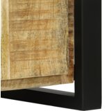 vidaXL Klupa ormar 100x35x50 cm Čvrsto drvo hrapavo mango | shoptok.hr
