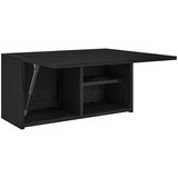  Kupaonski zidni ormarić crni 60x25x30 cm izrađeno drvo | shoptok.hr