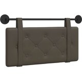  Držeće uzglavlje Zidne Sivi 90 x 55 x 5 cm Lažna koža - Sivi 80 cm bez LED | shoptok.hr