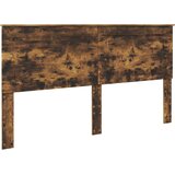  Krevetna konstrukcija s uzglavljem Dimljeni hrast 200 x 200 cm | shoptok.hr