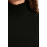 Trendyol Black Turtleneck Soft Long Knitwear Dress | shoptok.hr