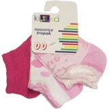 Kika Set čarapa za bebe, 3 komada, Roze | Eponuda.com