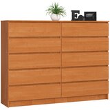 AKORD Komoda, 10 Predalov, Jelša, (5000332114) | Shoptok.si