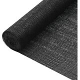 vidaXL Mreža za privatnost crna 3,6 x 50 m HDPE 75 g/m² | shoptok.hr
