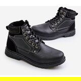 EVENTO PE1 Insulated men's boots made of eco leather black Venredia | Eponuda.ba