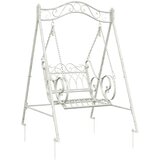 vidaXL Ljuljačka Čelik 113 x 121,5 x 168 cm Antič White Cijene