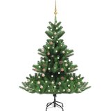  Umjetno drvce kavkaška jela LED s kuglicama zeleno 150 cm | shoptok.hr