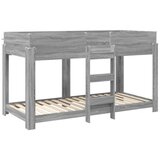  Postelja na vzkraj za otroke Siva Sonoma 100 x 200 cm, (5000141935) | Shoptok.si