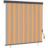 vidaXL Vanjska Roleta Prugasti Žuta i plava 180 x 250 cm tkanina Cijene