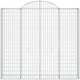  Gabionska košara s lukom200x50x180/200 cm pocinčano željezo | shoptok.hr