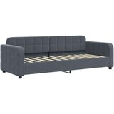 vidaXL Dnevni krevet tamnosivi 80 x 200 cm baršunasti | shoptok.hr