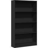 vidaXL Regal za knjige crni 80x24x143 cm konstruirano drvo | shoptok.hr