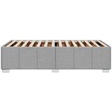  Okvir kreveta bez madraca svjetlosivi 100x200 cm od tkanine | shoptok.hr