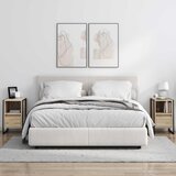  Noćni ormarić 2 pcs Sonoma 39,5 x 30 x 50 cm Konstruirano drvo | Eponuda.com