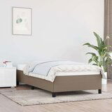  Posteljni okvir taupe 90x190 cm blago, (20795066) | Shoptok.si