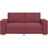 vidaXL Dvosjed Kauč Vino Crvena 140 cm Tkanina | shoptok.hr